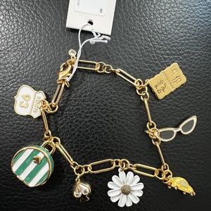 Kate Spade Off We Go Charm Bracelet NWT/NEW